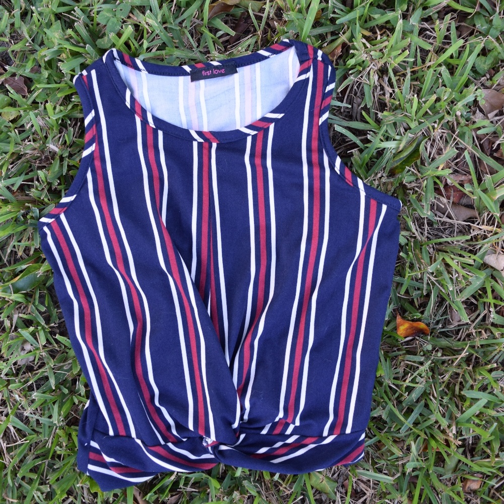 Stripped Tank Top